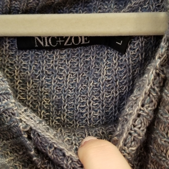 Nic + Zoe West Side Turtleneck Sweater SZ L NWT - Picture 6 of 11